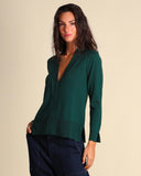 Cardigan in lana merinos