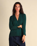 Cardigan in lana merinos