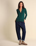 Cardigan in lana merinos