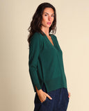 Cardigan in lana merinos