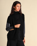 Cardigan in lana merinos