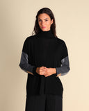 Cardigan in lana merinos