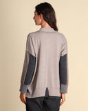 Cardigan in lana merinos