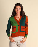 Cardigan in lana merinos