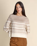 Maglia jacquard con paillettes