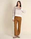 Maglia jacquard con paillettes