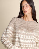 Maglia jacquard con paillettes