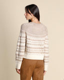 Maglia jacquard con paillettes