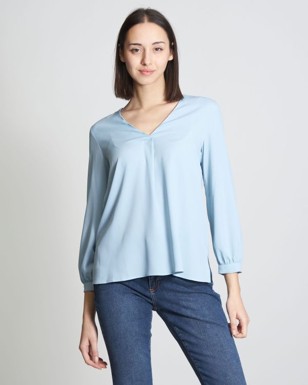 Blusa in crepe