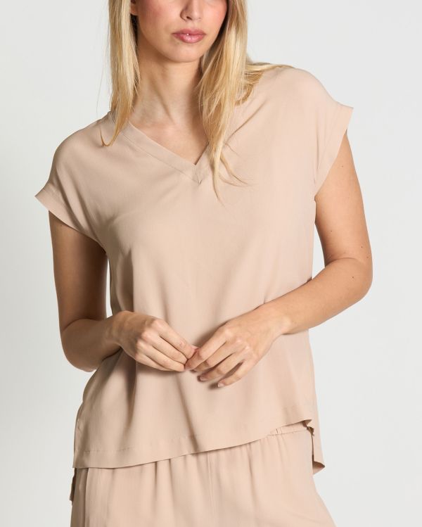 Blusa in crepe